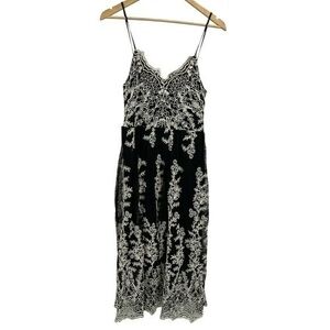 Black and White Lace Dress